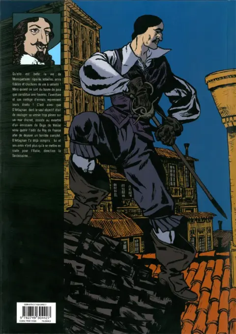 Verso de l'album D'Artagnan ! Tome 2 La Sérénissime