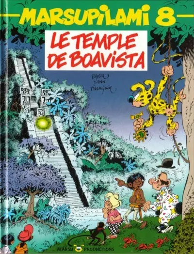 Couverture de l'album Marsupilami Tome 8 Le temple de Boavista
