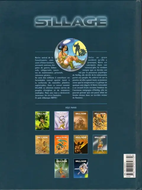 Verso de l'album Sillage Tome 10 Retour de flammes