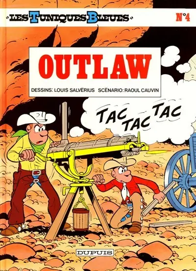 Couverture de l'album Les Tuniques Bleues Tome 4 Outlaw