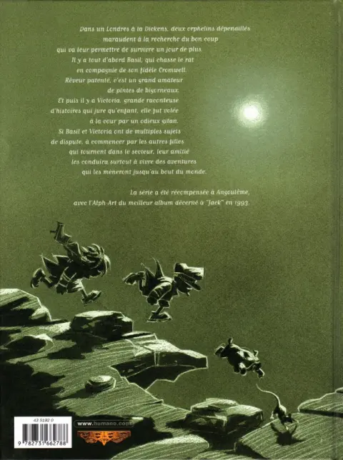 Verso de l'album Basil & Victoria Tome 3 Zanzibar