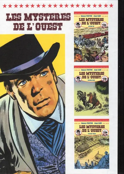 Verso de l'album Les Mystères de l'Ouest Volume Trois