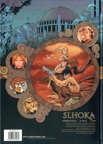 Verso de l'album Slhoka Tome 2 Les jardins de Sangalî