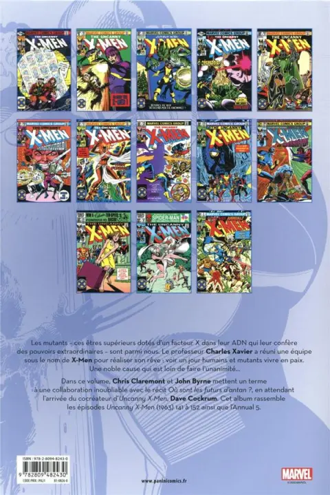 Verso de l'album X-Men L'intégrale Tome 5 1981