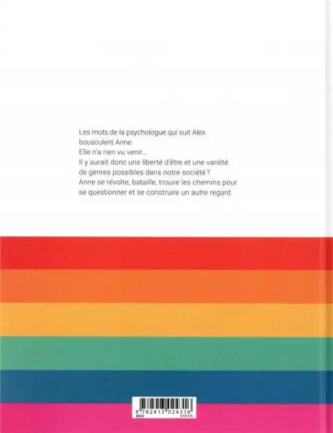 Verso de l'album Transitions Journal d'Anne Marbot