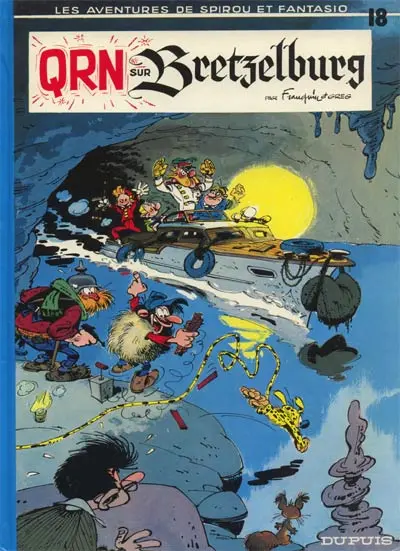 Couverture de l'album Spirou et Fantasio Tome 18 QRN sur Bretzelburg