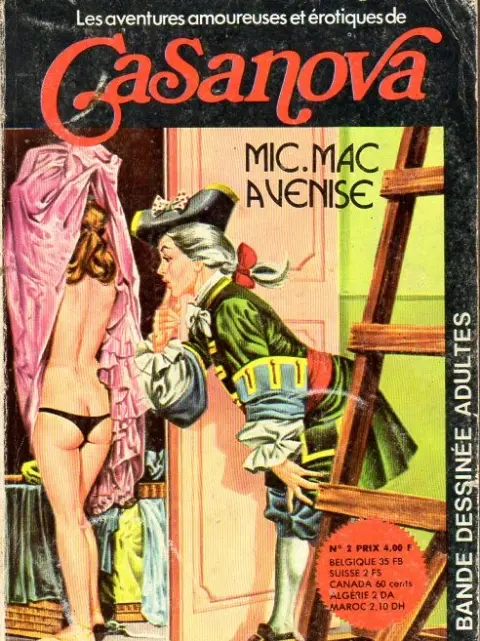 Les Aventures amoureuses et érotiques de Casanova Tome 2 Mic.mac à Venise