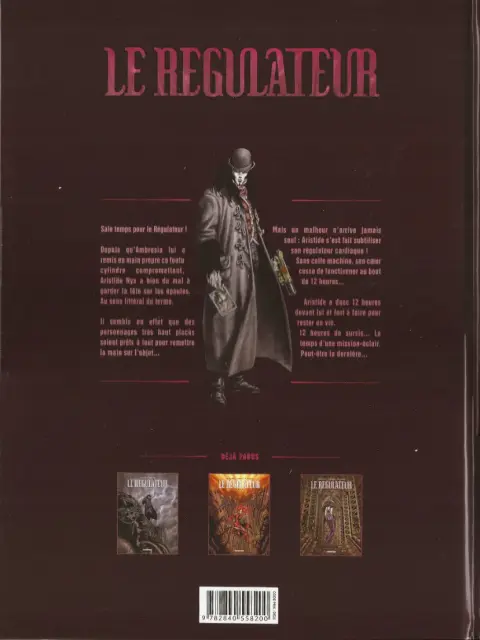 Verso de l'album Le Régulateur Tome 2 Hestia