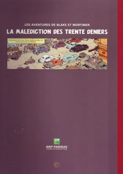Verso de l'album Blake et Mortimer Tome 19 La Malédiction des trente deniers - Tome 1