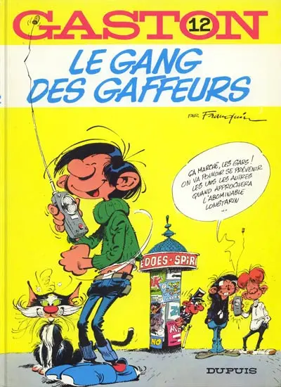 Couverture de l'album Gaston Tome 12 Le gang des gaffeurs