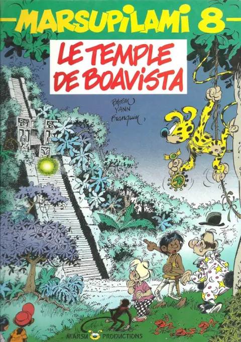 Couverture de l'album Marsupilami Tome 8 Le temple de Boavista