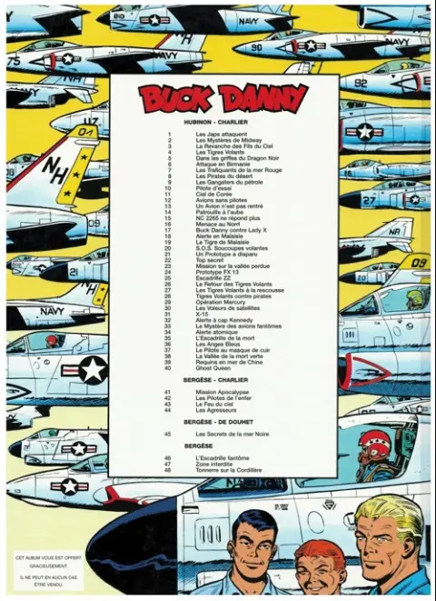 Verso de l'album Buck Danny Tome 44 Les agresseurs