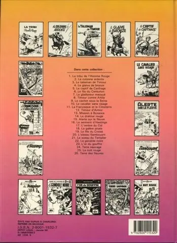 Verso de l'album Les Timour Tome 26 Terre des fleuves