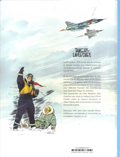 Verso de l'album Tanguy et Laverdure L'Intégrale Tome 2 L'Escadrille des cigognes