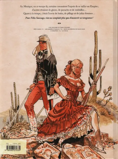 Verso de l'album Sauvage Tome 2 Dans les griffes de Salm-Salm