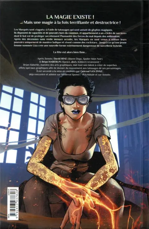 Verso de l'album Marqués Tome 1