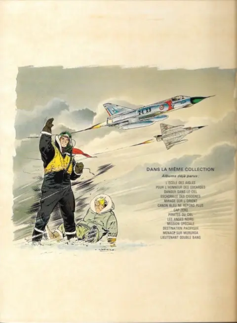 Verso de l'album Tanguy et Laverdure Tome 8 Pirates du ciel