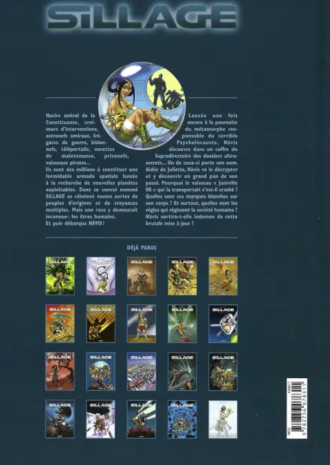 Verso de l'album Sillage Tome 20 Mise à jour