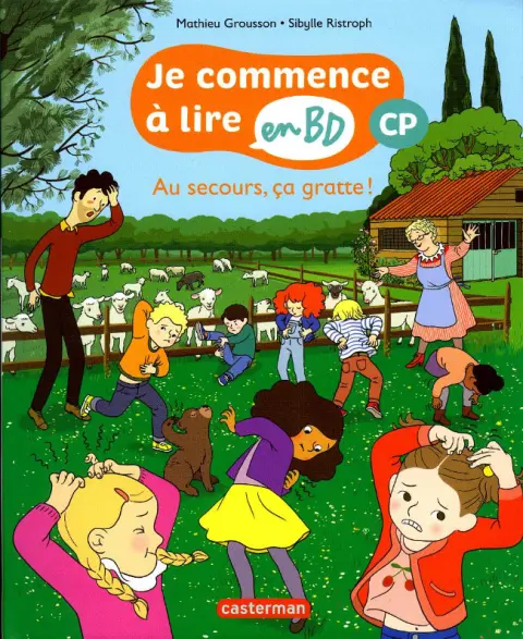 Je commence à lire en BD CP Tome 4 Au secours, ça gratte !