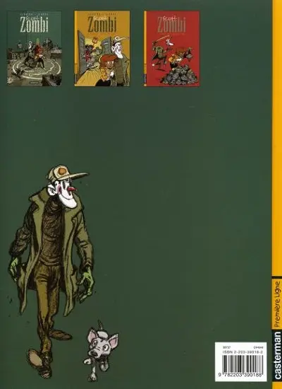 Verso de l'album Scott Zombi Tome 3 L'Amicale des Réducteurs de Têtes