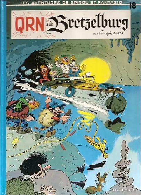 Couverture de l'album Spirou et Fantasio Tome 18 QRN sur Bretzelburg