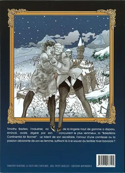 Verso de l'album Timothy Baxters Tome 1 La nuit des capuches