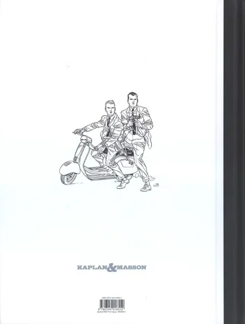 Verso de l'album Une aventure de Kaplan & Masson Tome 1 La Théorie du Chaos