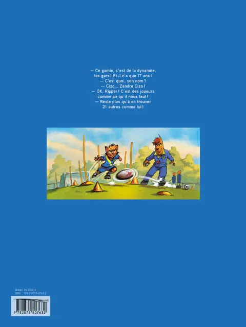 Verso de l'album Cizo 1 La nouvelle pépite