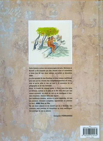 Verso de l'album Cuba père et fils