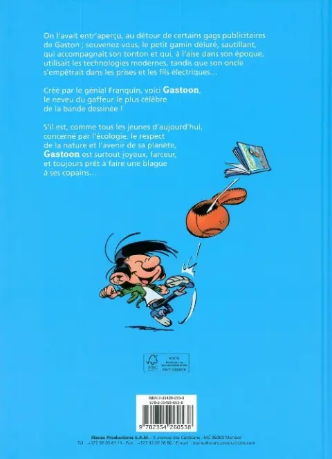 Verso de l'album Gastoon Tome 1 Gaffe au neveu !