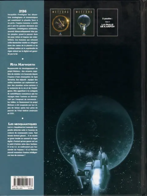 Verso de l'album Meteors Tome 2 Les Neoquantiques