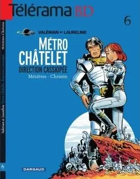 Couverture de l'album Valérian Tome 9 Métro Châtelet direction Cassiopée