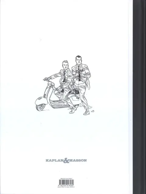 Verso de l'album Une aventure de Kaplan & Masson Tome 2 Il faut sauver Hitler