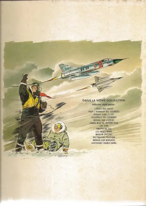 Verso de l'album Tanguy et Laverdure Tome 12 Menace sur Mururoa