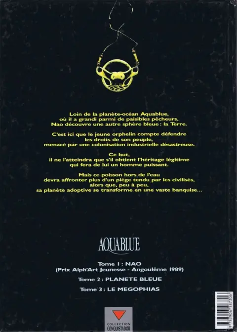 Verso de l'album Aquablue Tome 2 Planète bleue