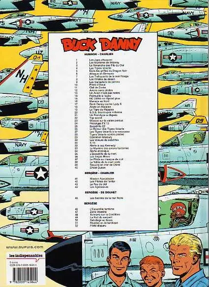Verso de l'album Buck Danny Tome 44 Les Agresseurs