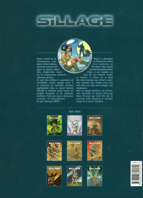 Verso de l'album Sillage Tome 8 Nature Humaine