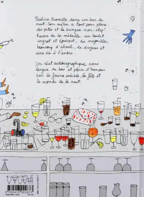 Verso de l'album Les Noctambules - De l'autre côté du bar