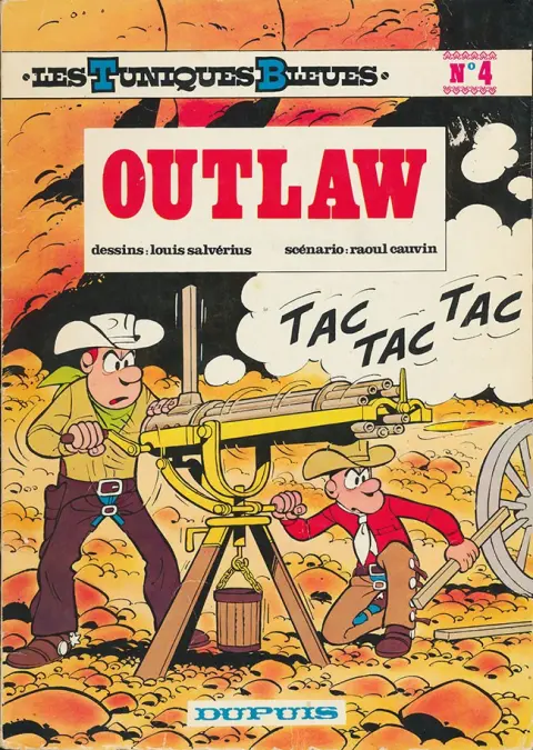 Couverture de l'album Les Tuniques Bleues Tome 4 Outlaw