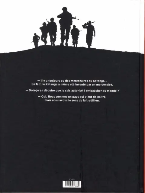 Verso de l'album Katanga Tome 1 Diamants