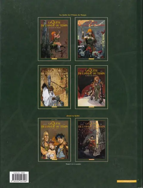 Verso de l'album La Quête de l'oiseau du temps Tome 2 Le temple de l'oubli