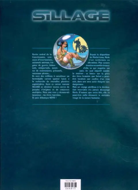 Verso de l'album Sillage Tome 8 Nature Humaine