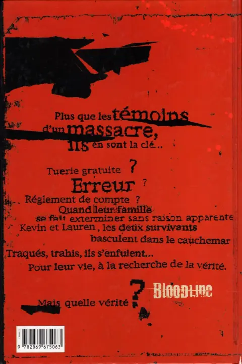 Verso de l'album Bloodline