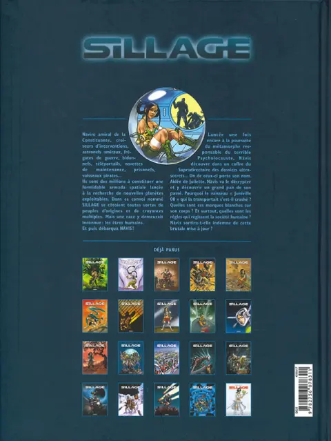 Verso de l'album Sillage Tome 20 Mise à jour
