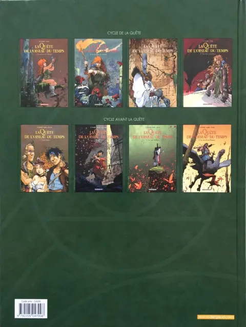 Verso de l'album La Quête de l'oiseau du temps Tome 2 Le temple de l'oubli