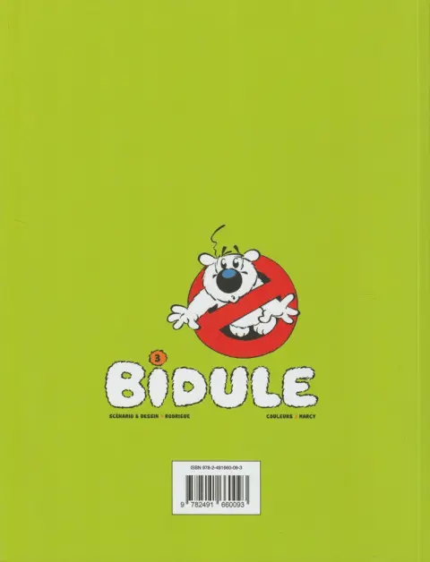 Verso de l'album Bidule Tome 3 L'os du molosse