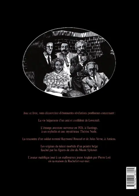 Verso de l'album Révélations posthumes