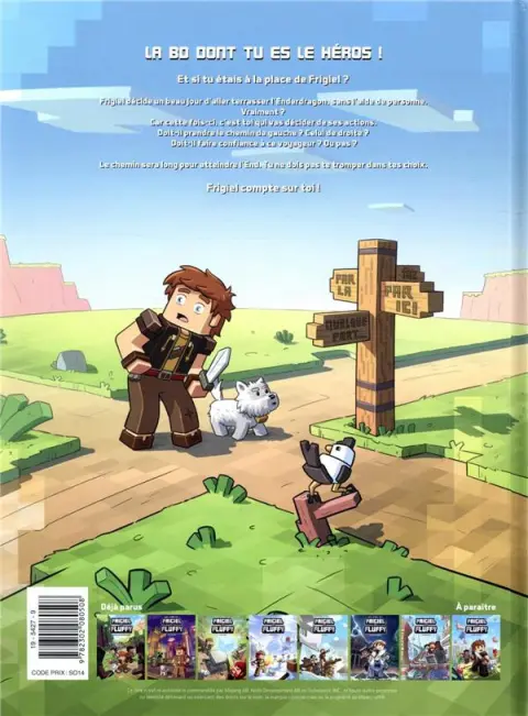 Verso de l'album Frigiel et Fluffy La BD dont tu es le héros