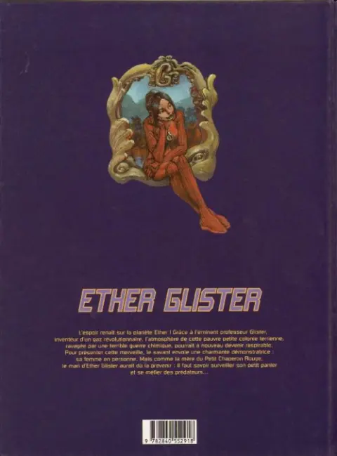 Verso de l'album Ether Glister Tome 1 Catharzie