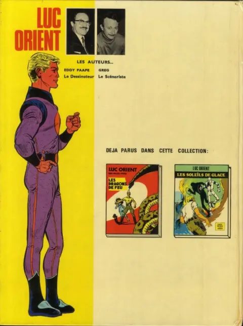Verso de l'album Luc Orient Tome 3 Le maître de terango